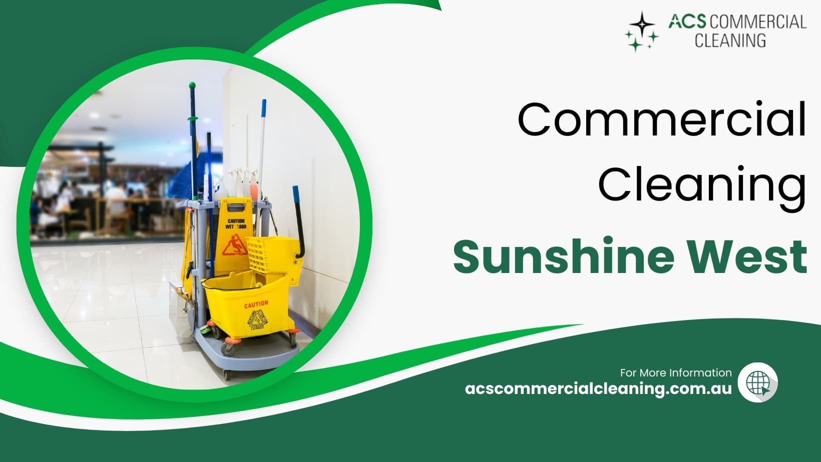 Commercial Cleaning Sunshine West ACS Commercial Cleaning uses cleaning equipment for Commercial Cleaning Sunshine West
