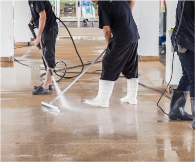ACS Cleaners conduct industrial cleaning