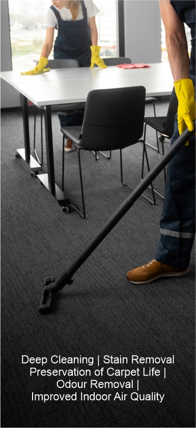ACS workers conduct industrial cleaning