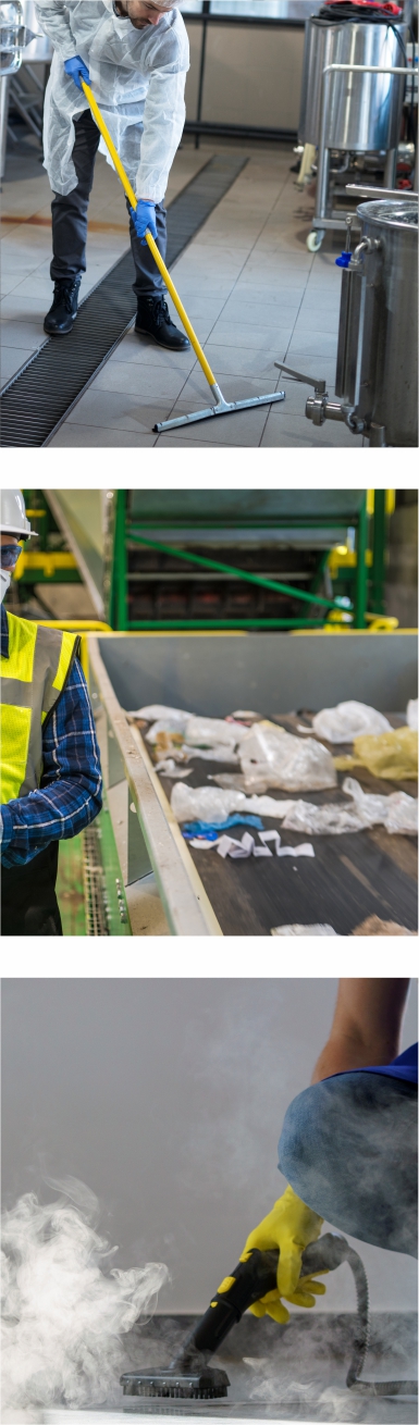 ACS Cleaning uses modern equipment for industrial cleaning