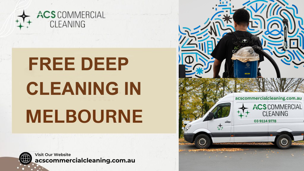 Deep cleaning conducted by ACS Commercial Cleaning cleaner